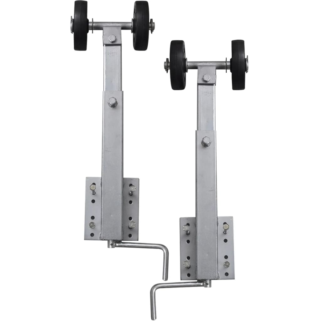 2-dijelni set držača za prikolicu za brod s duplim kotačima 59 - 84 cm