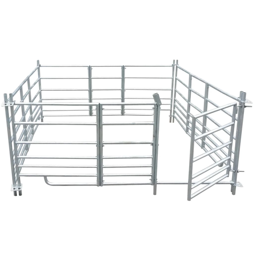 Ovčarnik s četiri panela od galvaniziranog čelika 183 x 183 x 92 cm