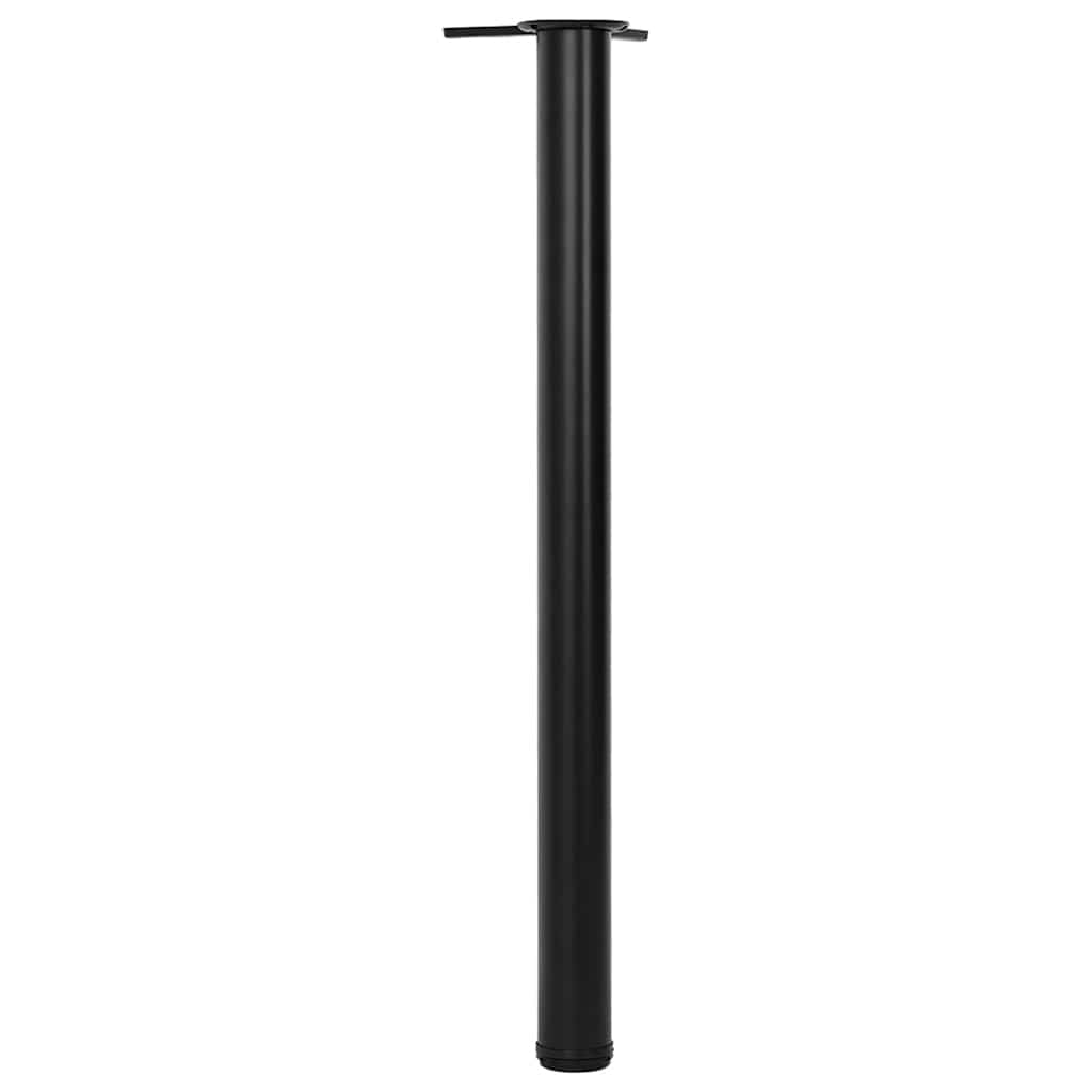 4 noge za stol podesive visine crne 870 mm