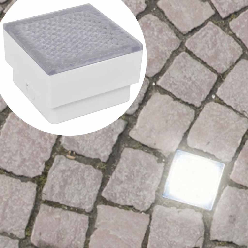2 LED podne ugradbene svjetiljke 100 x 100 x 68 mm