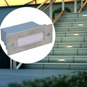 2 LED ugradbena svjetla za stepenice 44 x 111 x 56 mm