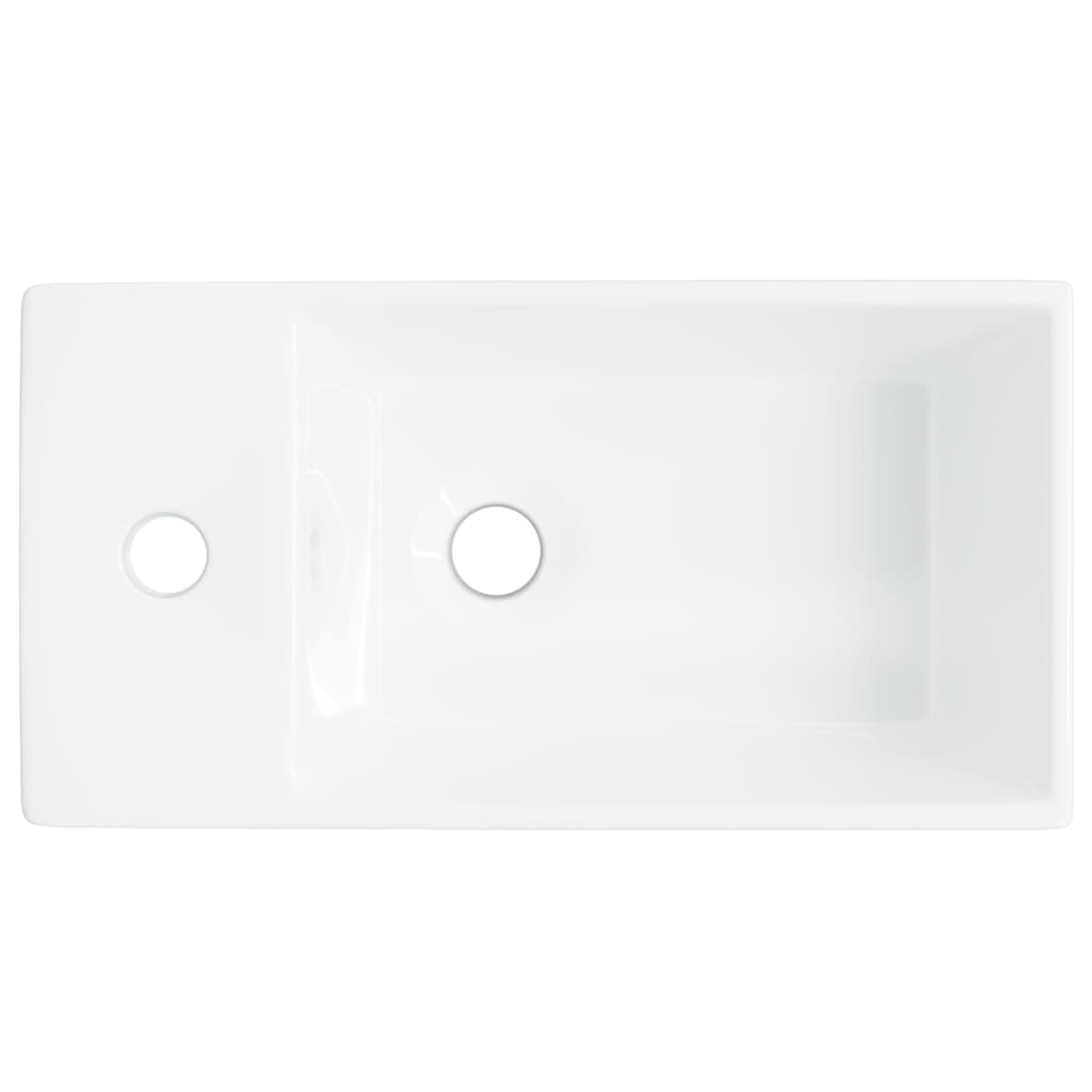 Umivaonik bijeli 48 x 25 x 15 cm keramički