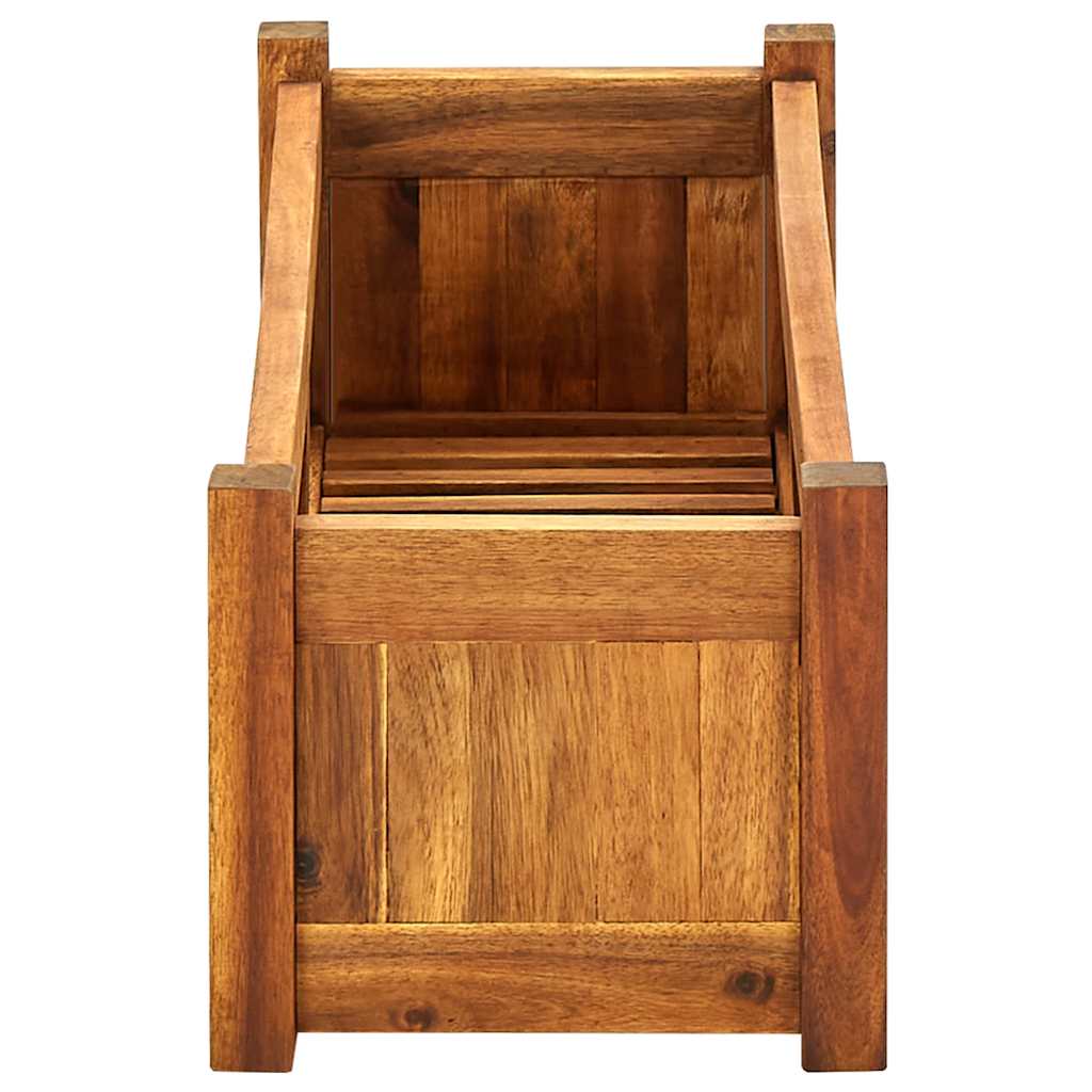 Vrtna sadilica od Bagremovog drveta 76x27,6x25 cm