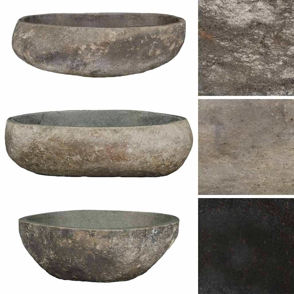Umivaonik od riječnog kamena ovalni (45 - 53) x (34 - 41) cm