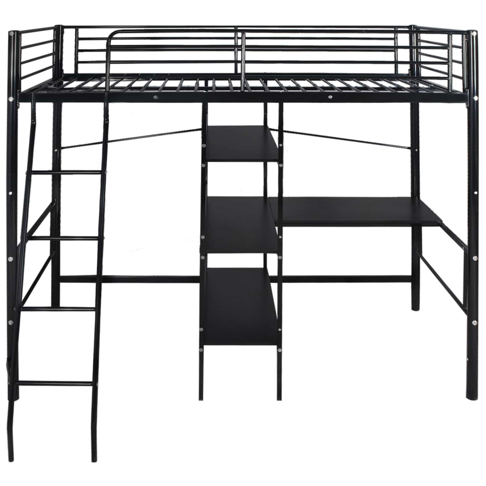 Krevet s madracem Crna 200 x 90 cm Metal