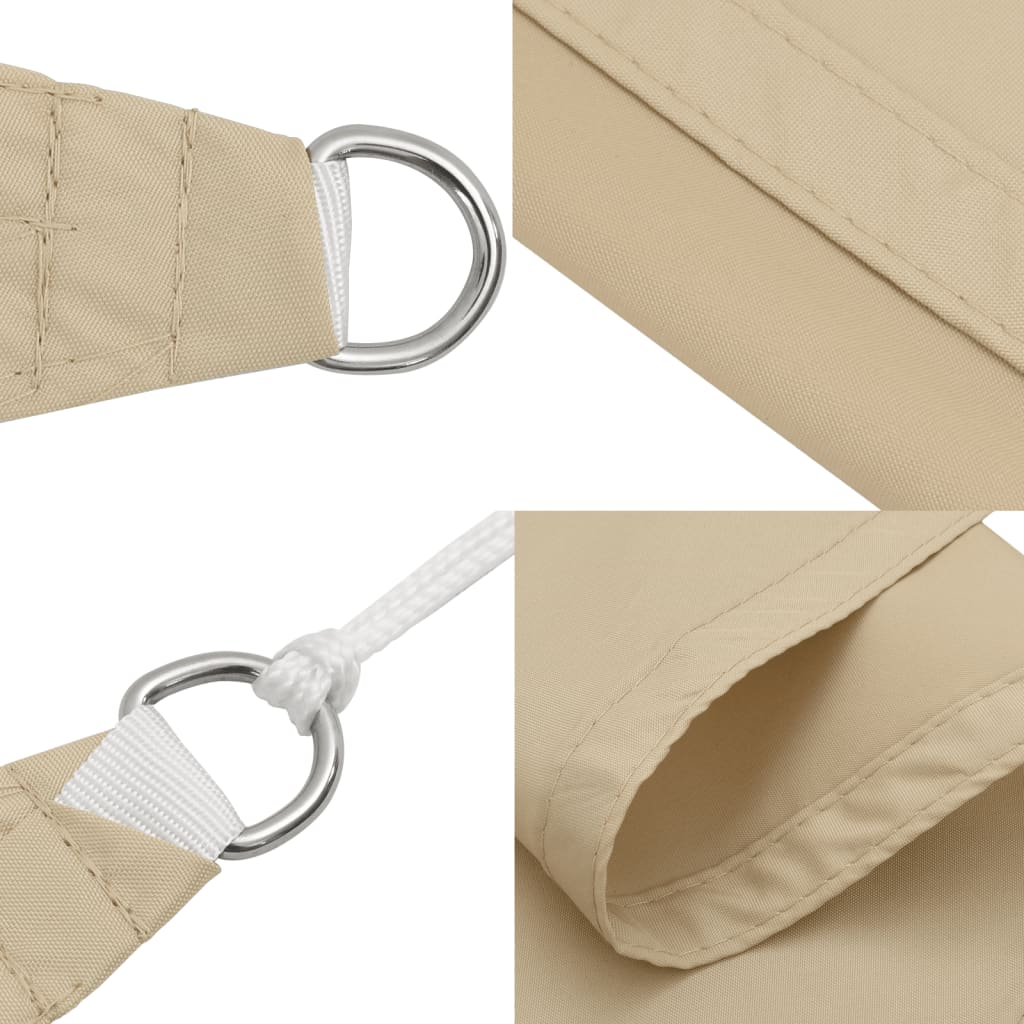 Sjenica od Oksford Tkanine Četvrtasta 3,6x3,6 m Bež