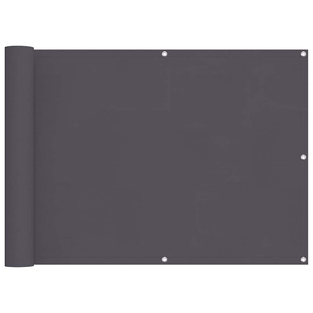 Balkonska zaštita Oxford tkanina u antracit boji 90 x 600 cm