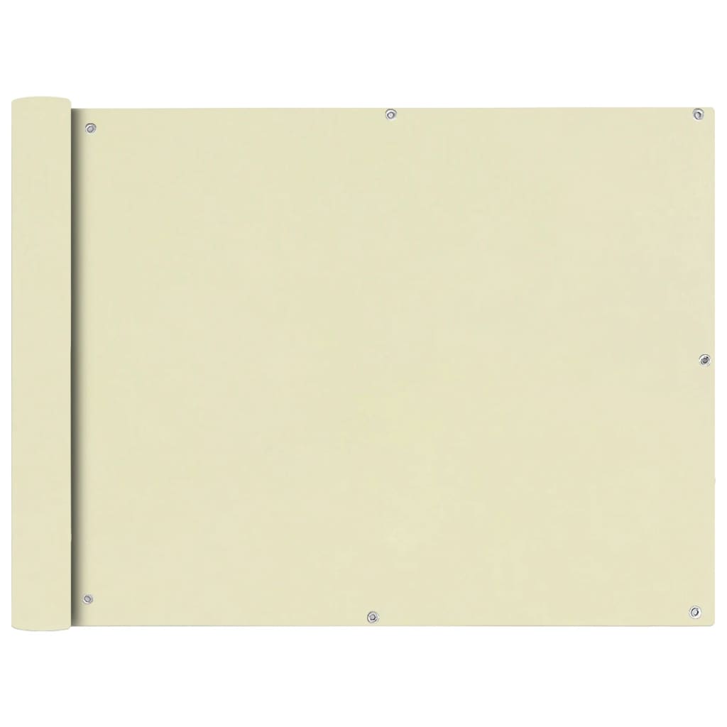Balkonska Zaštita Oxford Tkanina Krem boje 90x400 cm