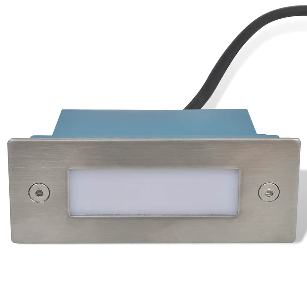 LED ugradbena svjetla za stepenice 6 kom 44 x 111 x 56 mm
