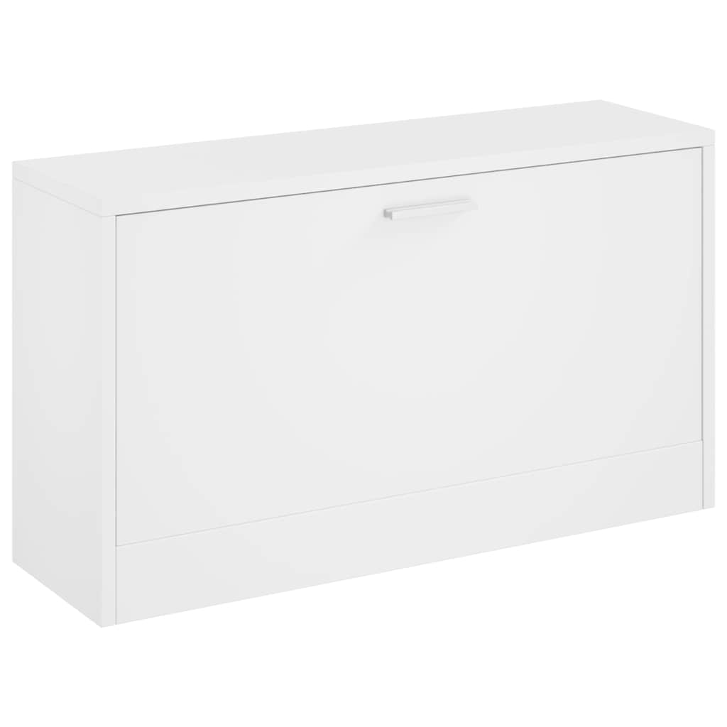 Klupa za odlaganje cipela bijela 80 x 24 x 45 cm