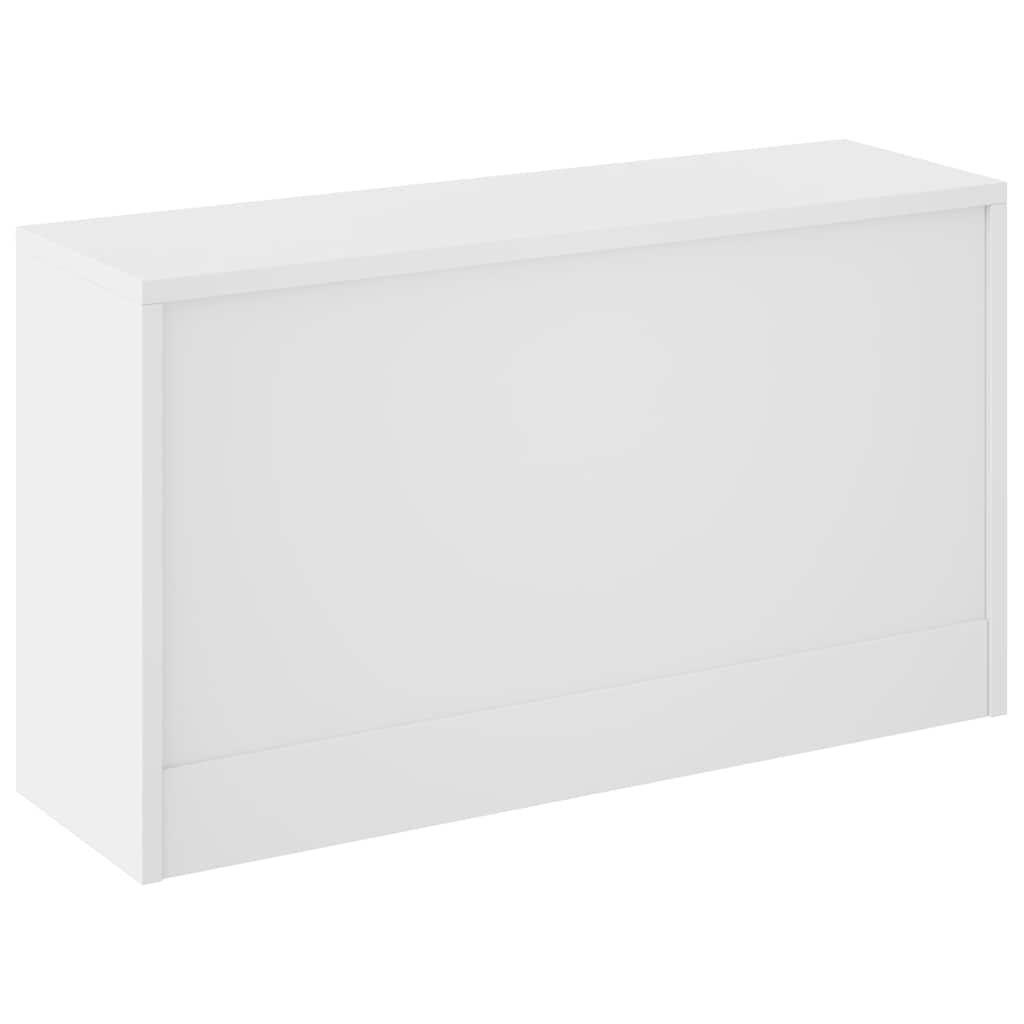 Klupa za odlaganje cipela bijela 80 x 24 x 45 cm
