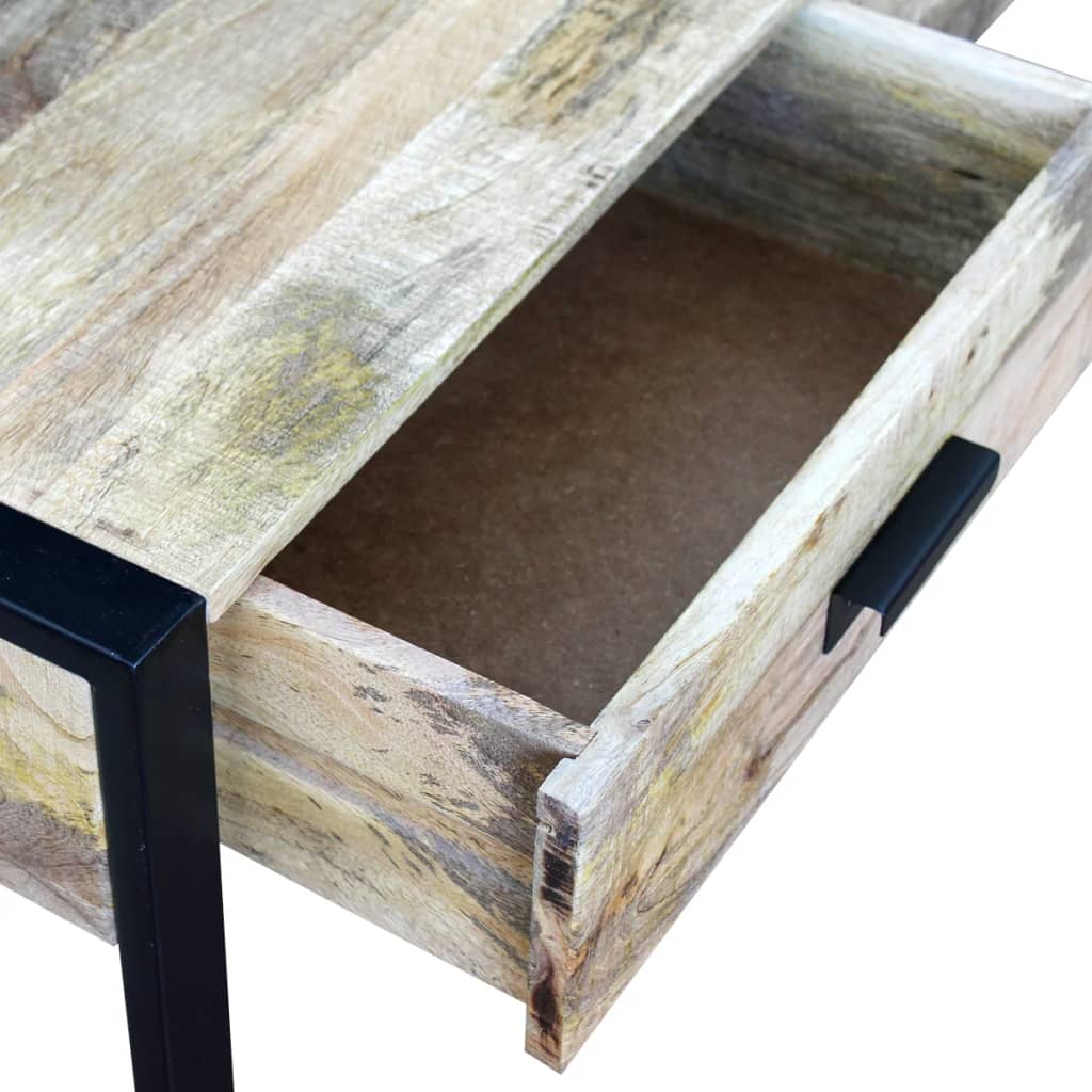 Stol za kavu sa 2 ladice Čvrsto Mango drvo 100x60x40 cm