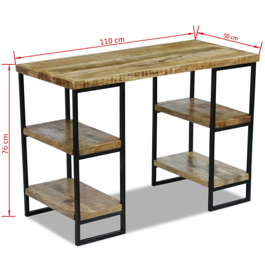 Uredski Stol Drvo Manga 110x50x76 cm