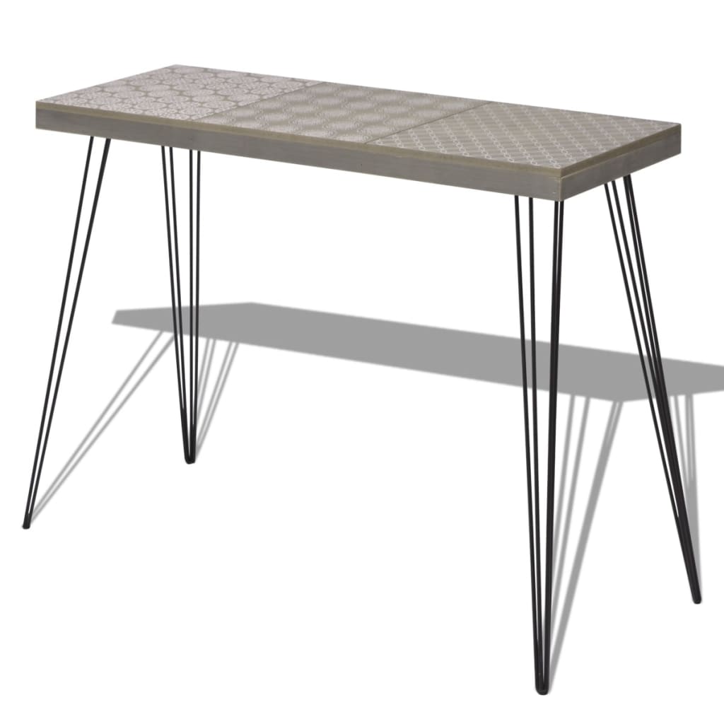 Konzolni stol 90x30x71,5 cm Sivi