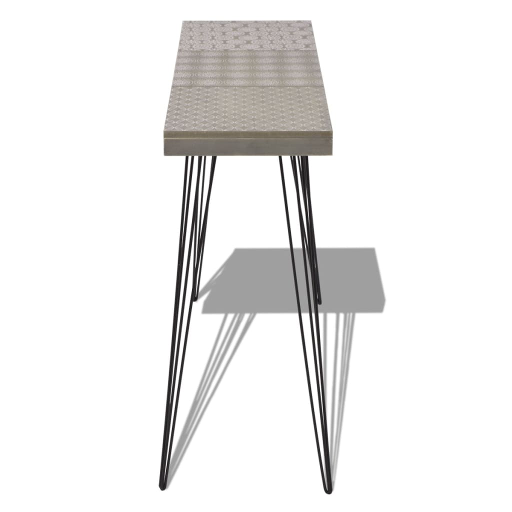 Konzolni stol 90x30x71,5 cm Sivi