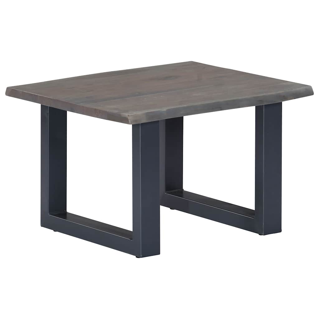 Stolić za kavu sa živim rubovima 60x60x40 cm masivno bagremovo drvo