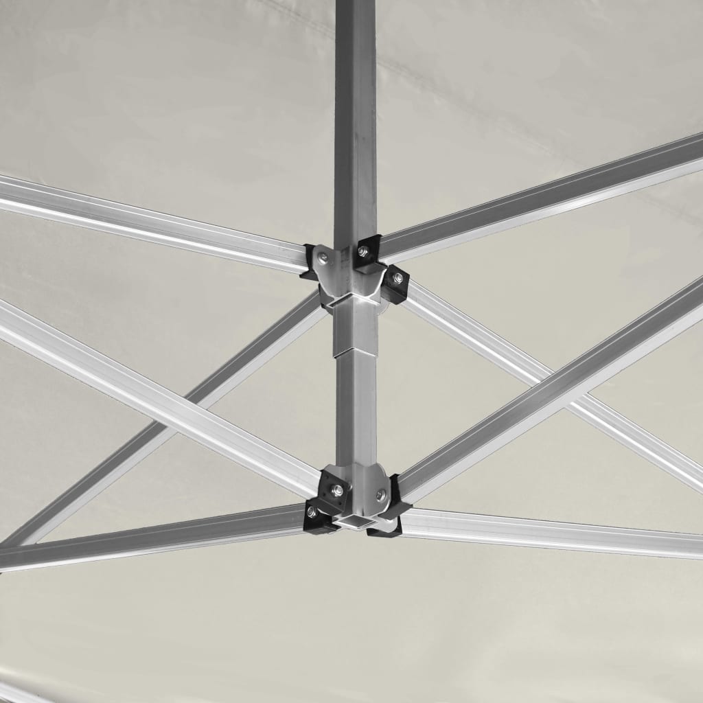 Profesionalni sklopivi šator za zabave aluminijski 4,5x3 m krem
