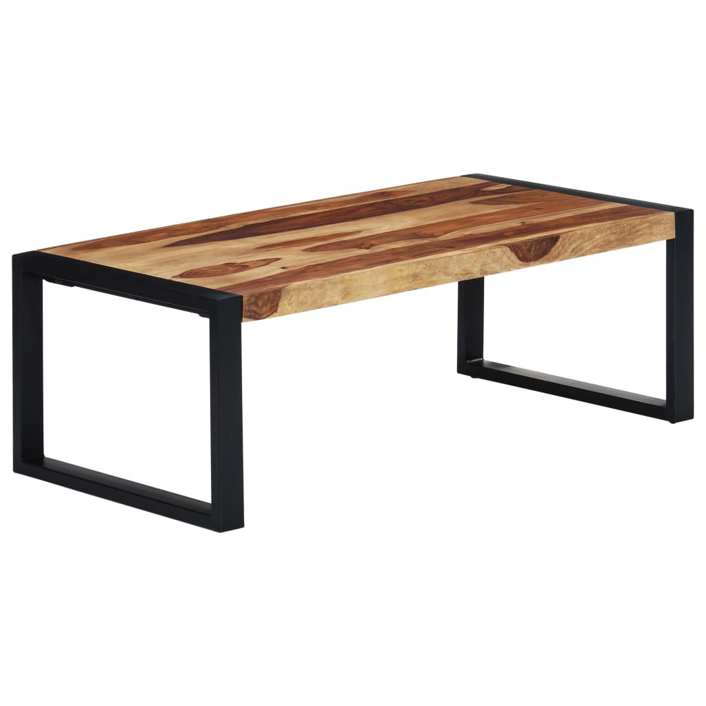 Stolić za kavu od masivnog drva akacije 110 x 60 x 40 cm