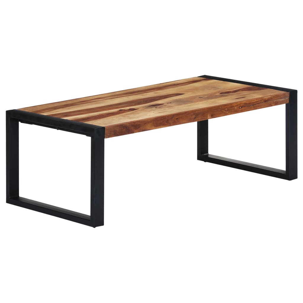 Stolić za kavu od masivnog drva akacije 110 x 60 x 40 cm