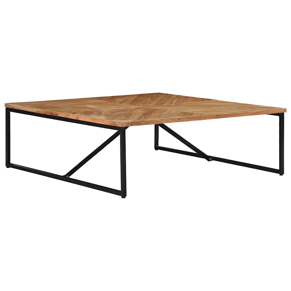 Stolić za kavu od masivnog bagremovog drva 110 x 110 x 36 cm