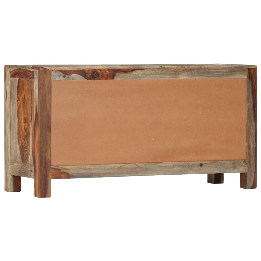 Komoda siva 100 x 30 x 50 cm od masivnog drva akacije