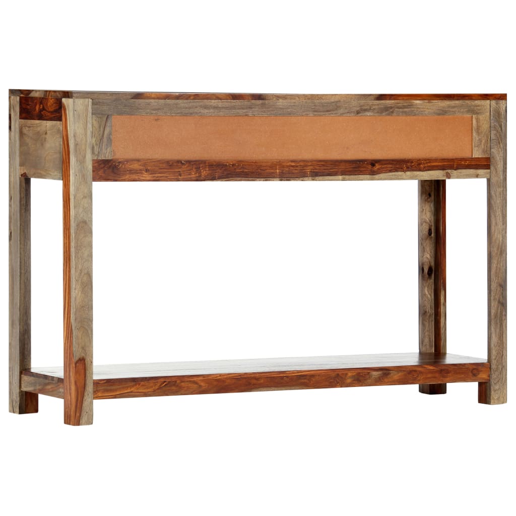 Konzolni stol s 3 ladice 120x30x75 cm od masivnog drva akacije