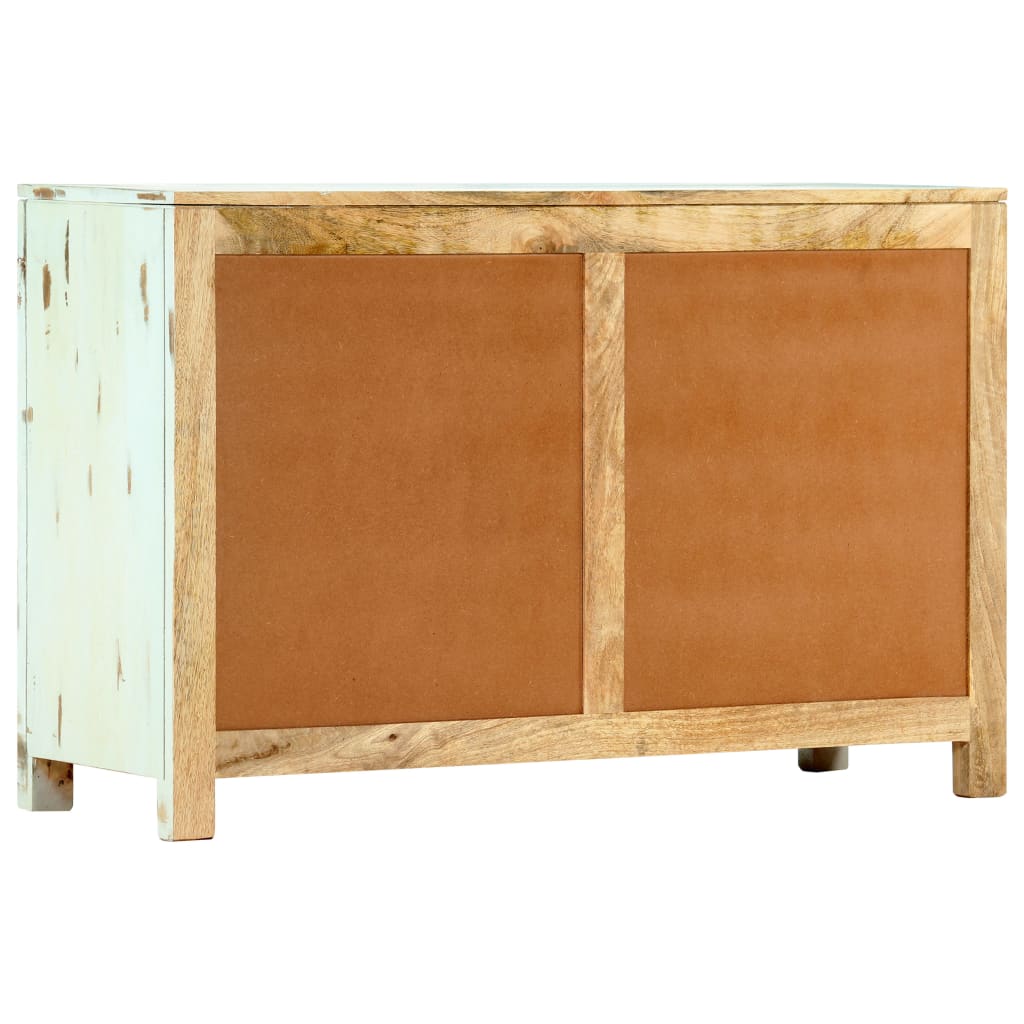 Komoda svjetloplava 110 x 35 x 70 cm od masivnog drva manga