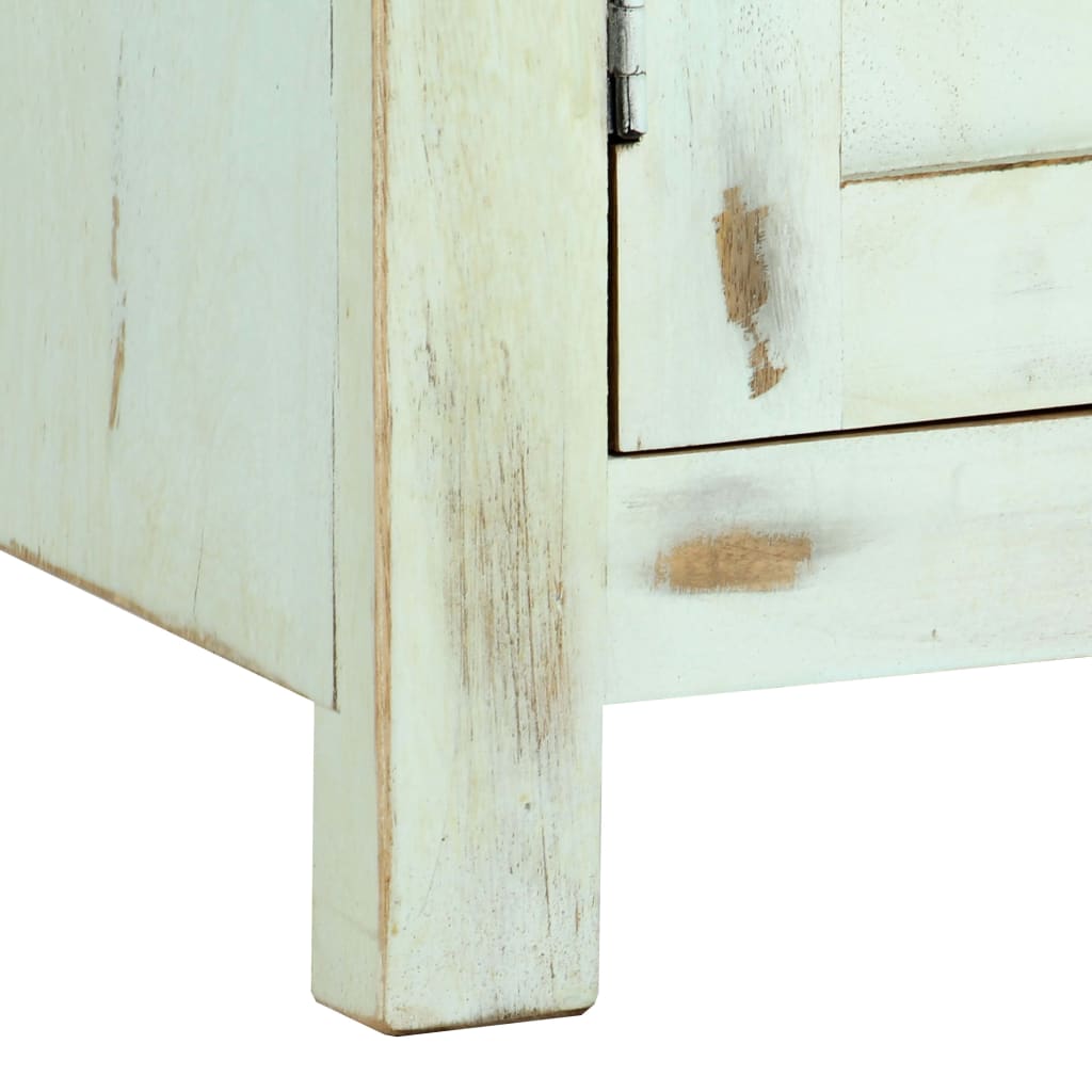 Komoda svjetloplava 110 x 35 x 70 cm od masivnog drva manga