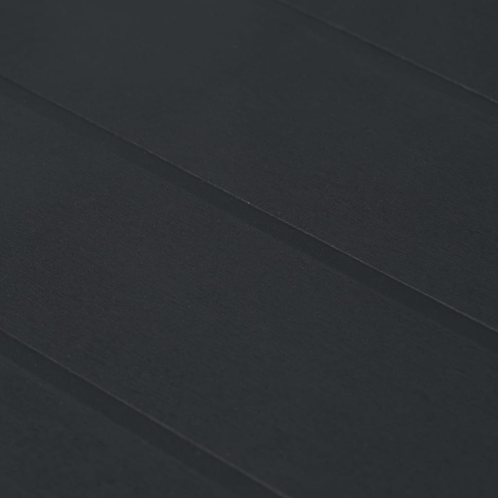 Vrtni stol antracit 79 x 79 x 72 cm plastika s izgledom ratana