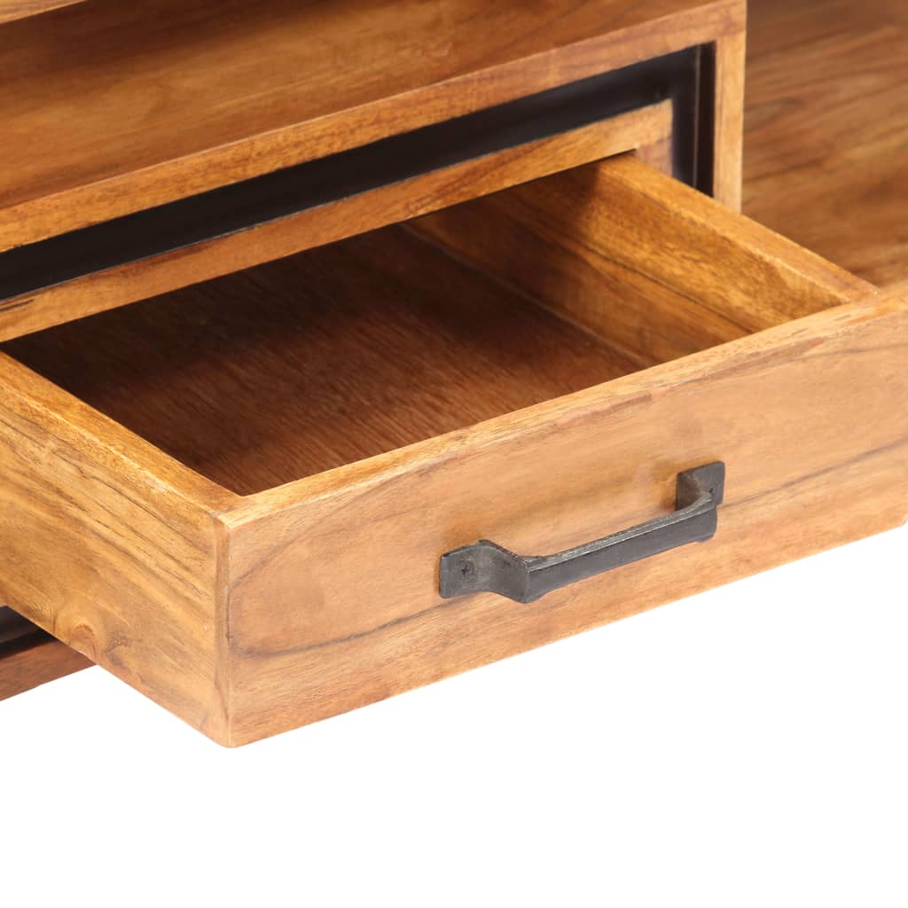 Stolić za kavu 100 x 45 x 33 cm od masivnog bagremovog drva