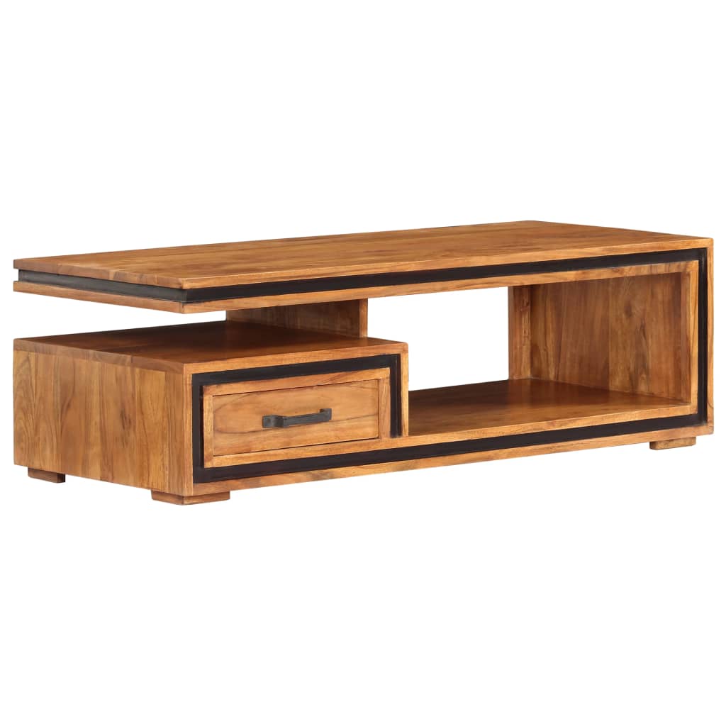 Stolić za kavu 100 x 45 x 33 cm od masivnog bagremovog drva