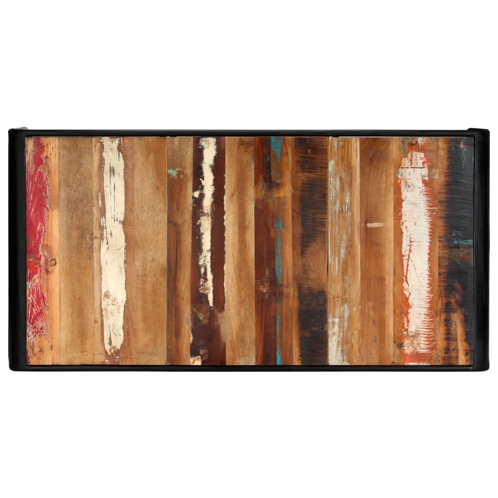 Blagovaonski stol od masivnog obnovljenog drva 180 x 90 x 76 cm