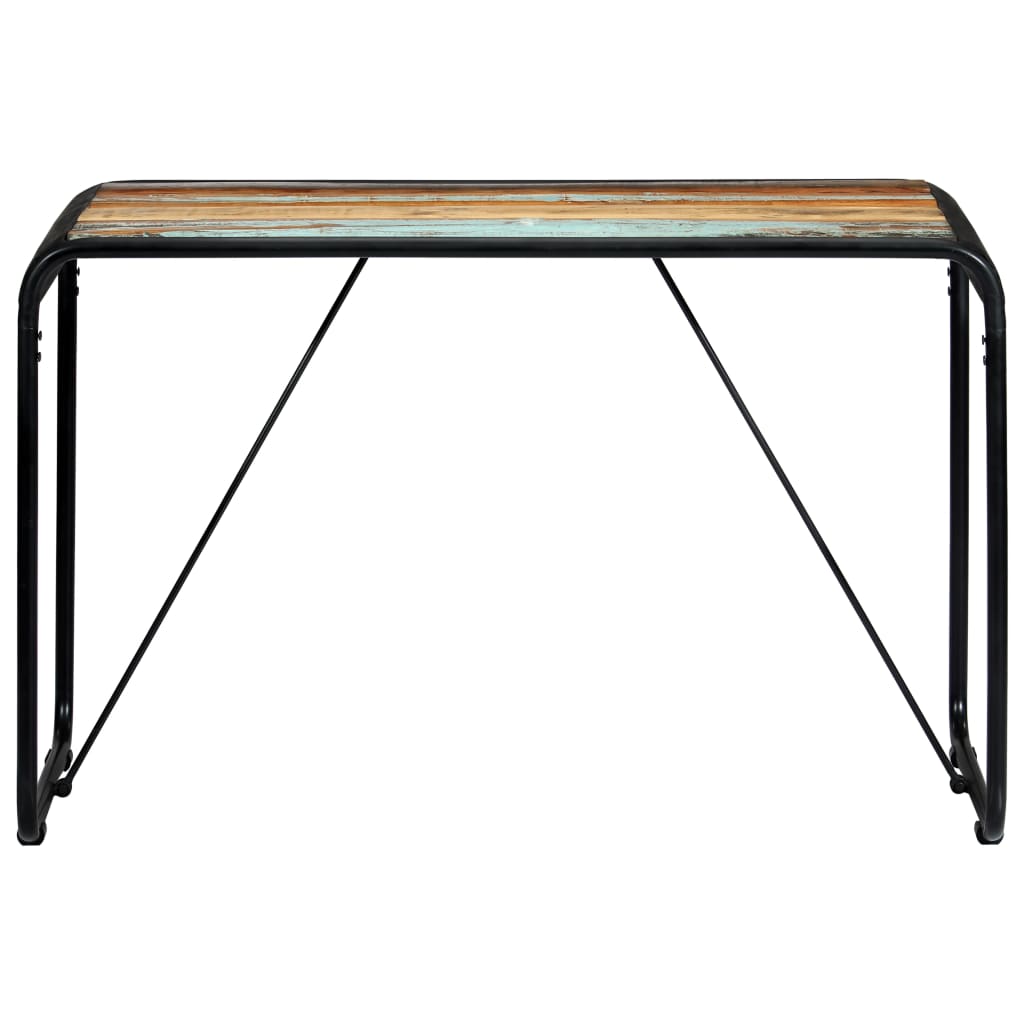 Blagovaonski stol od masivnog obnovljenog drva 118 x 60 x 76 cm