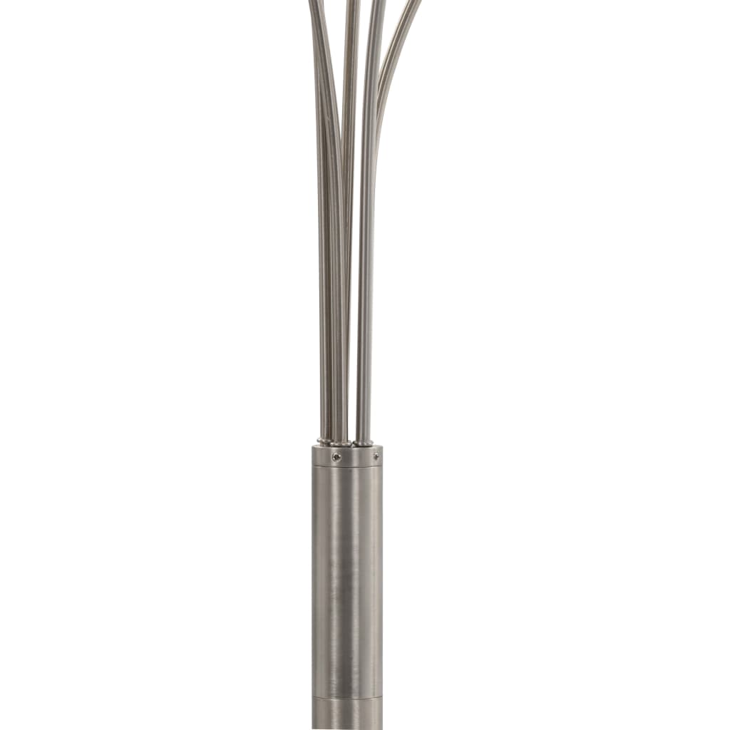 Stojeća svjetiljka 200 cm 5 x E14 srebrna