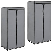 Ormari 2 kom sivi 75 x 50 x 160 cm