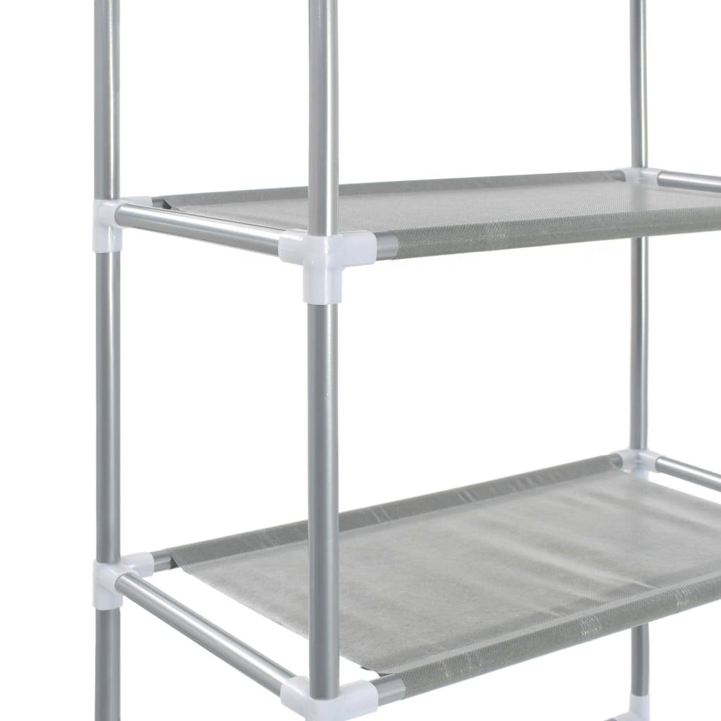 Stalak za pohranu iznad toaleta s 3 razine srebrni 53x28x169 cm