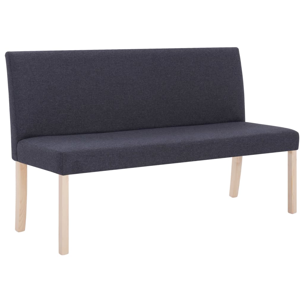 Klupa od poliestera 139,5 cm tamnosiva