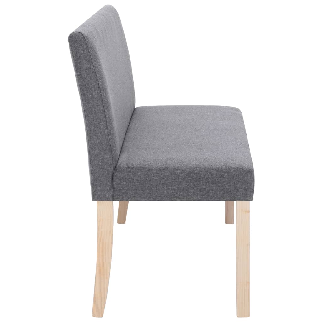 Klupa od poliestera 139,5 cm svjetlosiva
