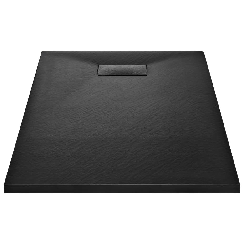 Kada za tuš SMC crna 120 x 70 cm