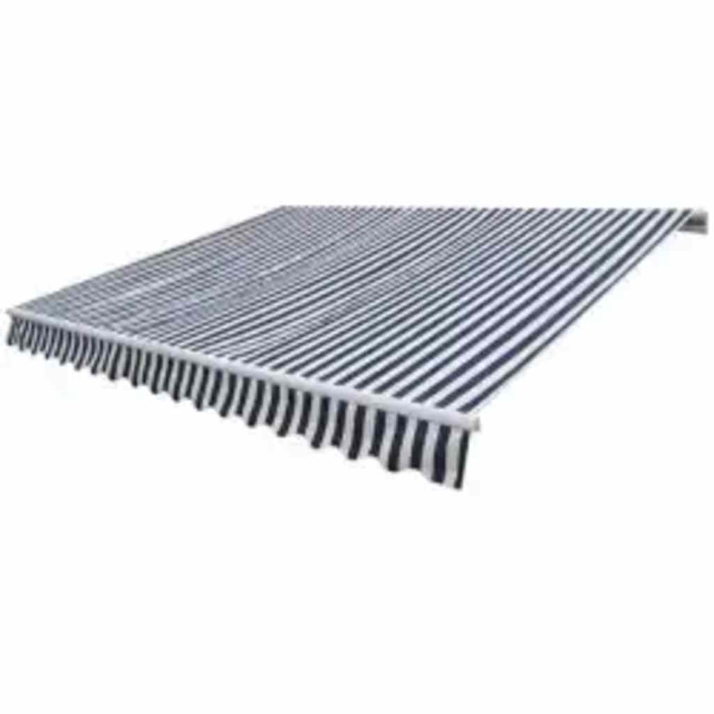 Sklopiva motorizirana tenda 600 cm plavo-bijela