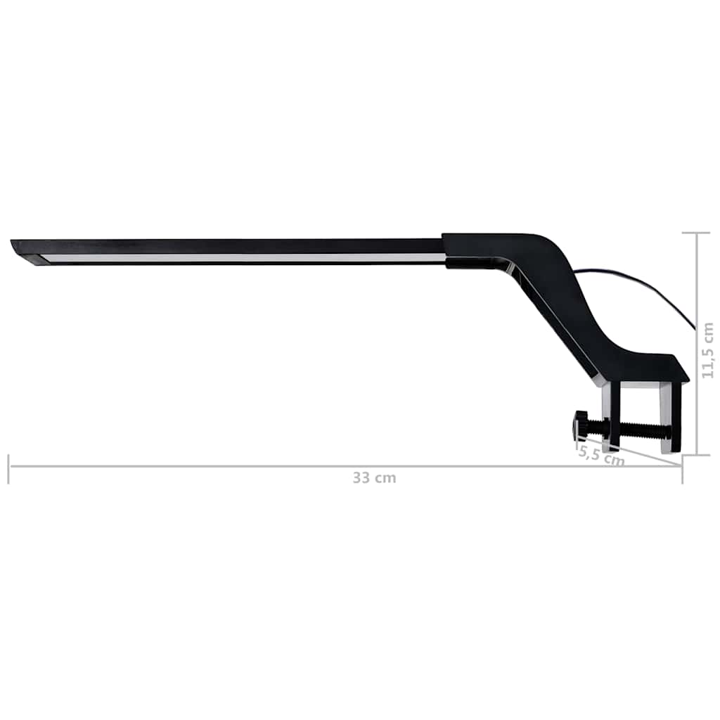 Akvarijsko LED svjetlo sa stezaljkom 35 - 55 cm plavo-bijelo