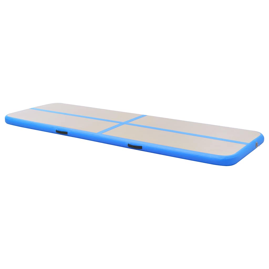 Strunjača na napuhavanje s crpkom 300 x 100 x 10 cm PVC plava