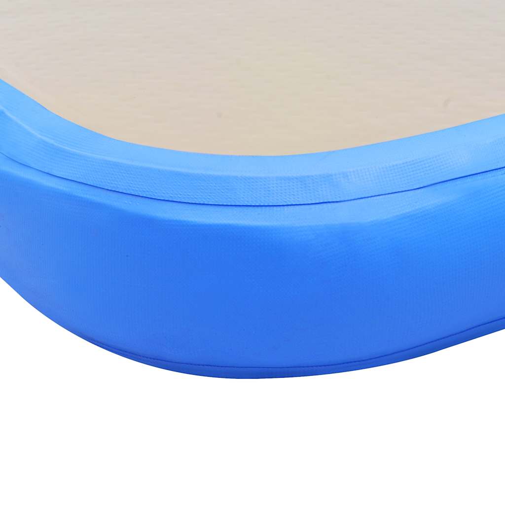 Strunjača na napuhavanje s crpkom 400 x 100 x 10 cm PVC plava