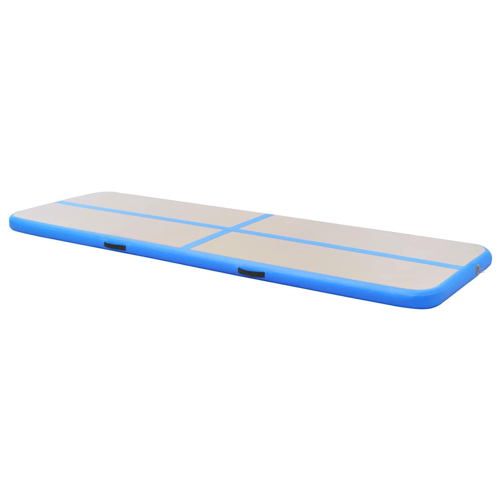 Strunjača na napuhavanje s crpkom 400 x 100 x 10 cm PVC plava