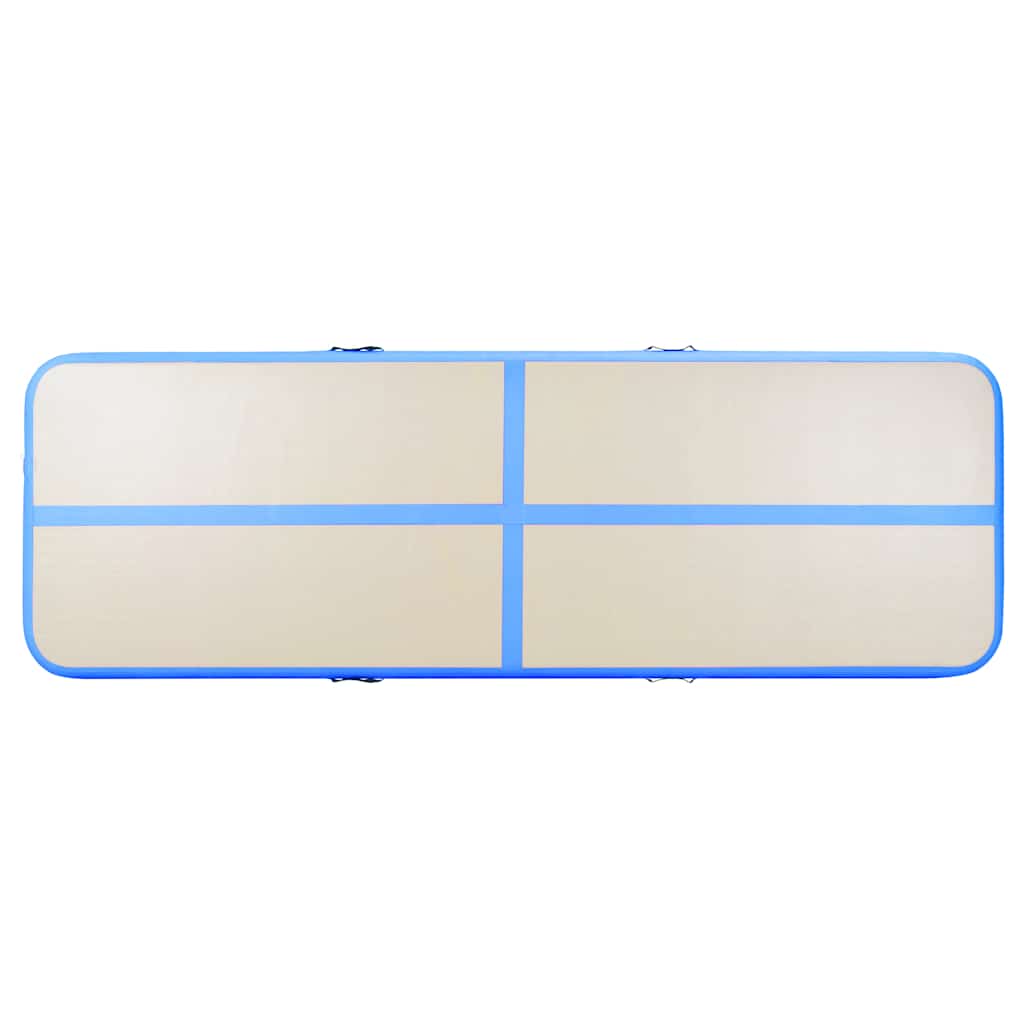 Strunjača na napuhavanje s crpkom 500 x 100 x 10 cm PVC plava