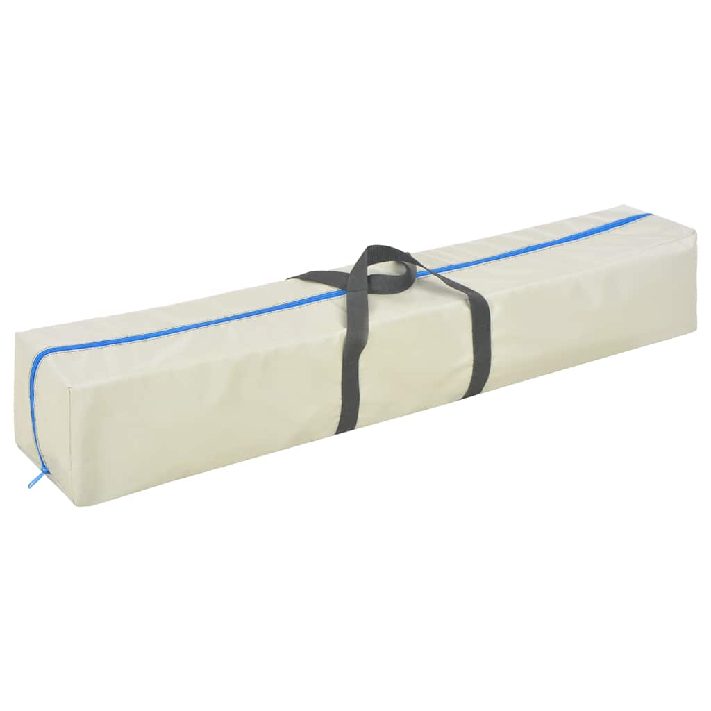 Strunjača na napuhavanje s crpkom 500 x 100 x 10 cm PVC zelena