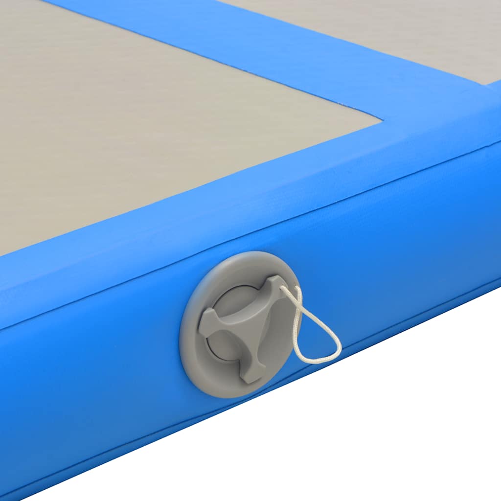 Strunjača na napuhavanje s crpkom 800 x 100 x 10 cm PVC plava