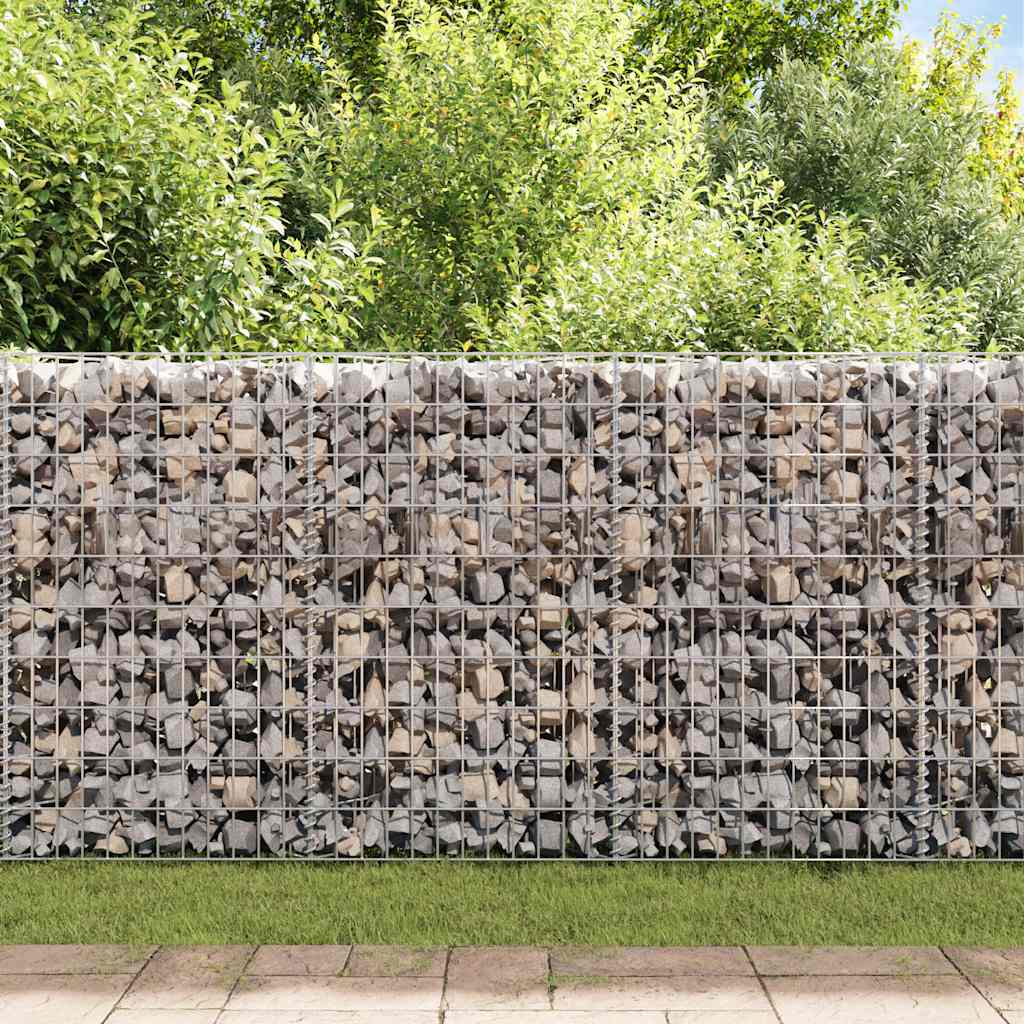 Gabionski zid od pocinčanog čelika 450 x 30 x 100 cm