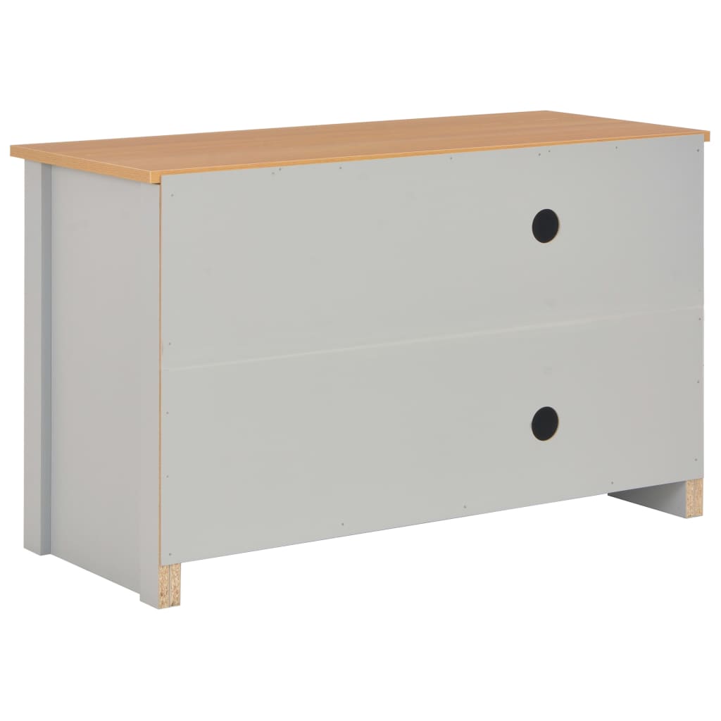 TV ormarić sivi 95 x 39 x 58 cm