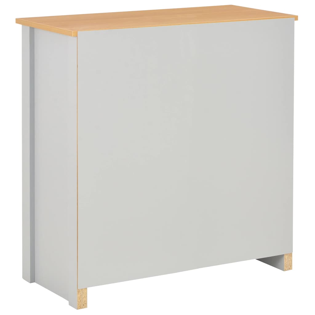 Komoda siva 79 x 35 x 81 cm